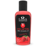 Luxuria Voluptas Gel Masaje Comestible Efecto Calor - Fresa 100 Ml