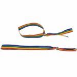 Pride - Pulsera Bolita Plateada Bandera Lgbt