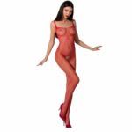 Passion Woman Bs071 Bodystocking Rojo Talla Unica